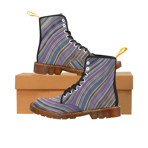 Wild Wavy Lines 12 Martin Boots For Women Model 1203H