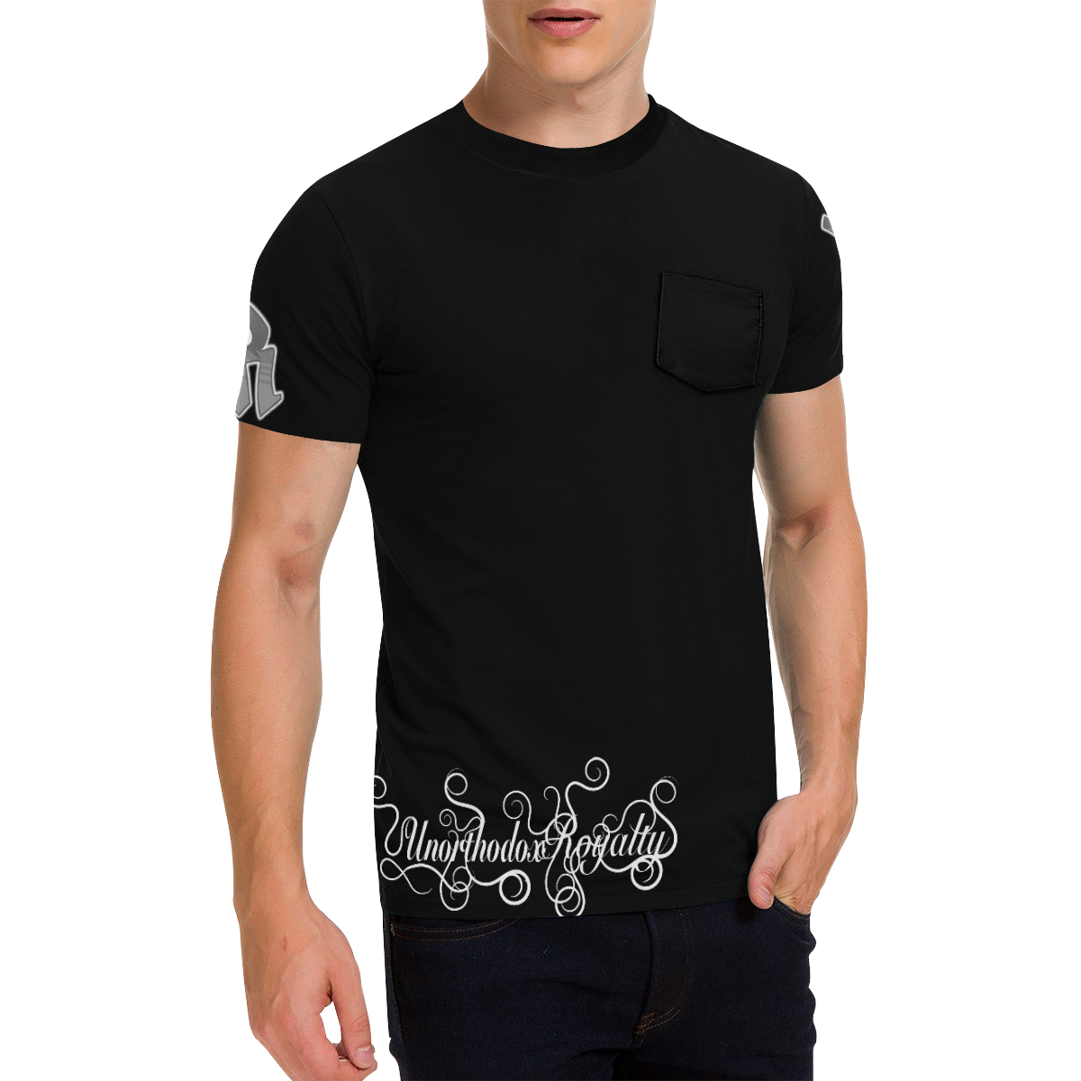 unorthodox Royalty T-Shirt Men's All Over Print T-Shirt with Chest Pocket (Model T56)
