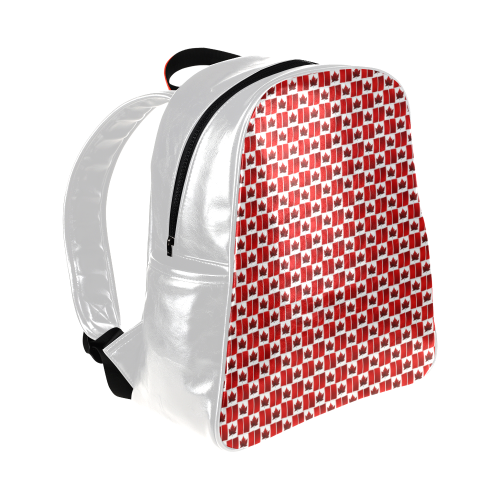 Canadian Flag Backpacks Multi-Pockets Backpack (Model 1636)