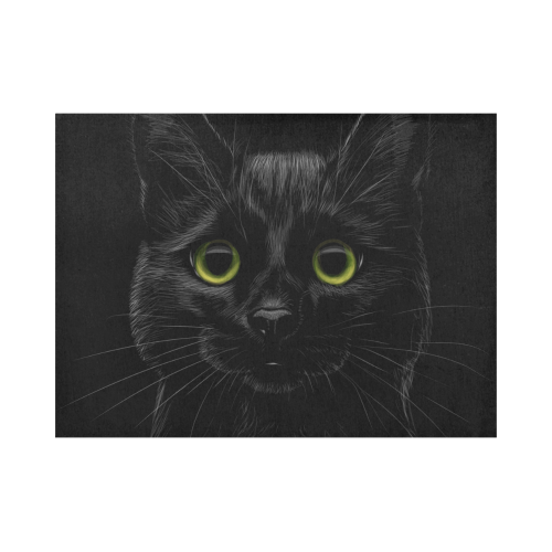 Black Cat Placemat 14’’ x 19’’ (Set of 2)