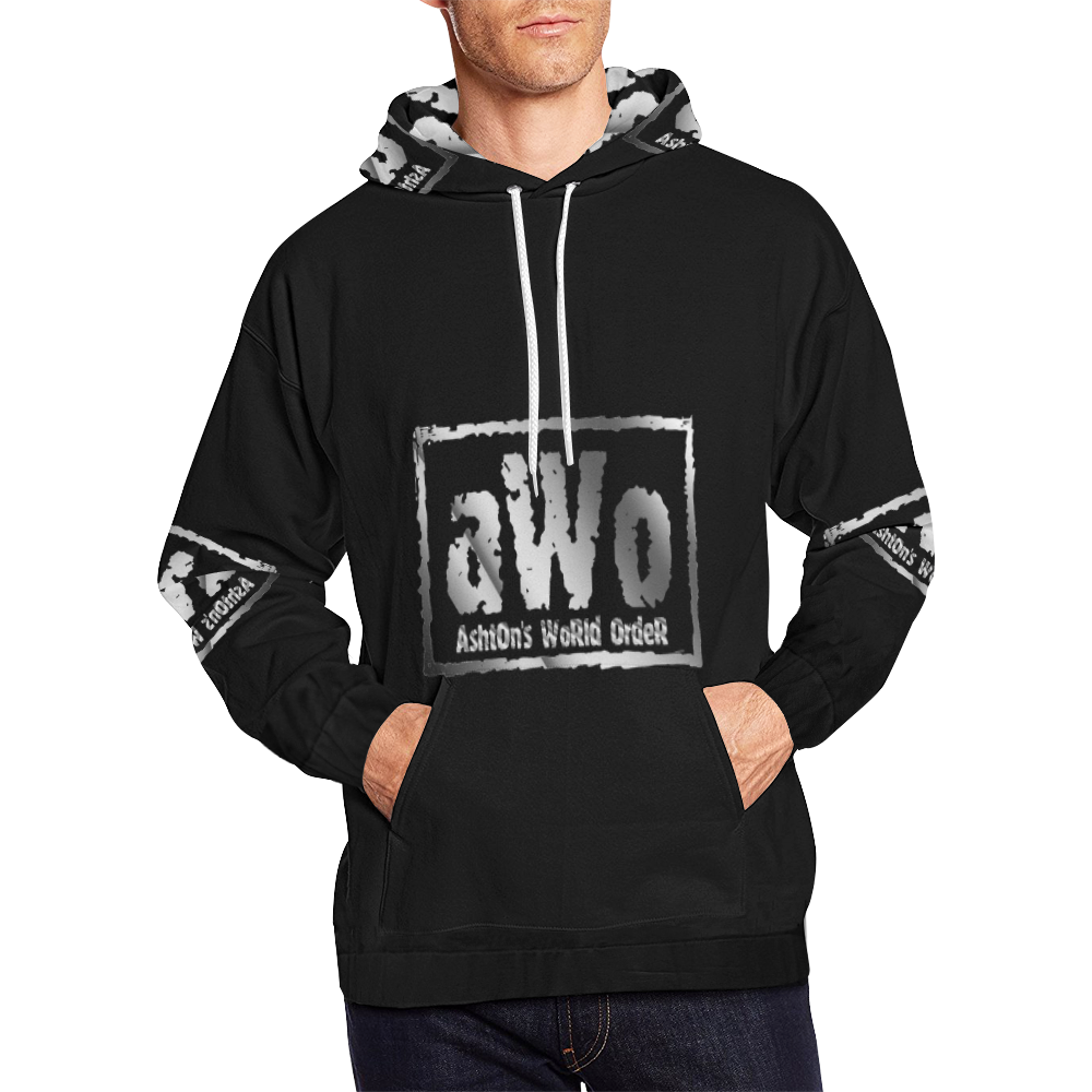 AWO All Over Print Hoodie for Men/Large Size (USA Size) (Model H13)
