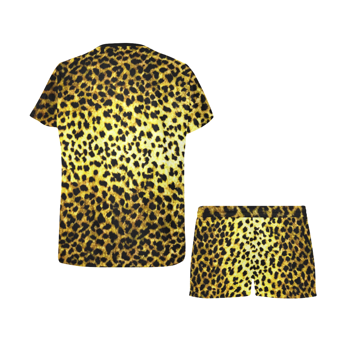 LEOPARD b Women's Short Pajama Set