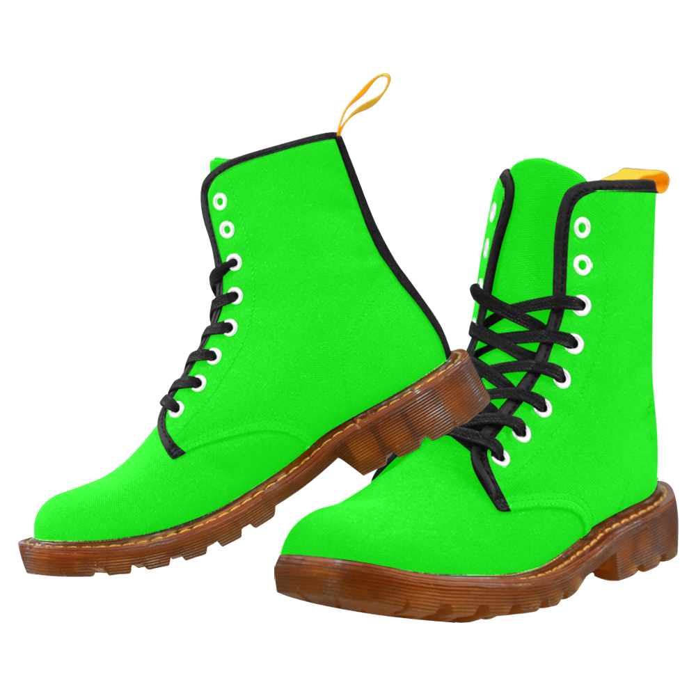 color lime Martin Boots For Women Model 1203H