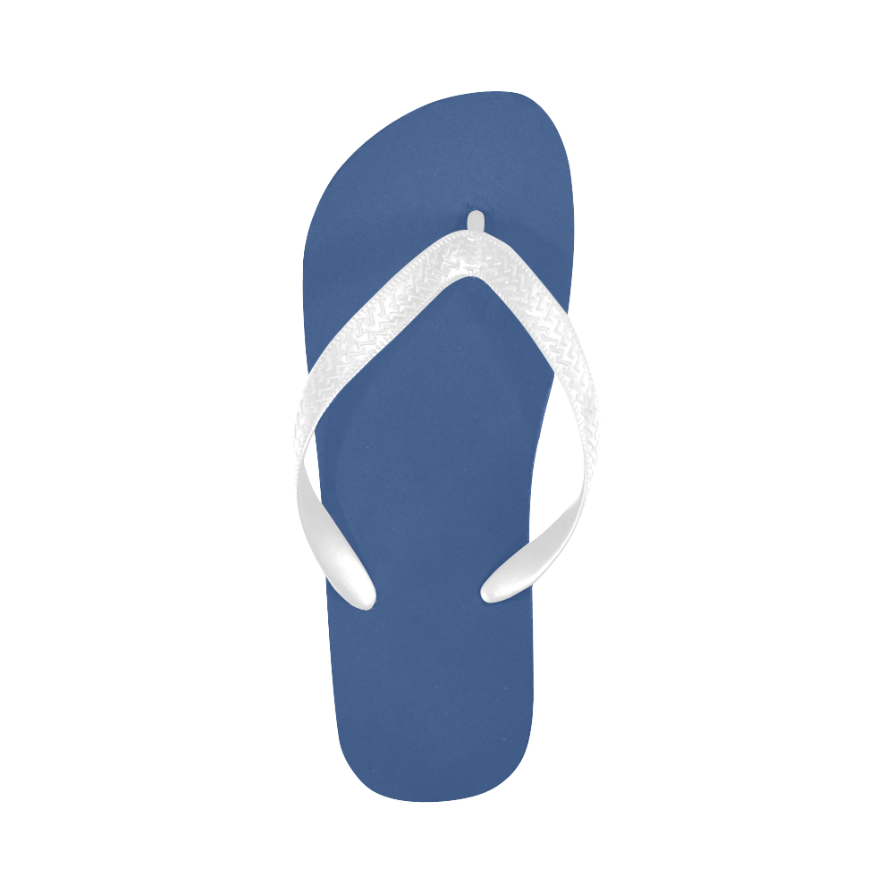 Classic Blue Flip Flops for Men/Women (Model 040)