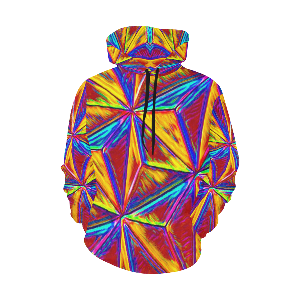 Vivid Life  by JamColors All Over Print Hoodie for Men (USA Size) (Model H13)