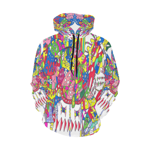 Trippy Trevor (Hand-drawn Trip)by trevor4ever All Over Print Hoodie for Men (USA Size) (Model H13)