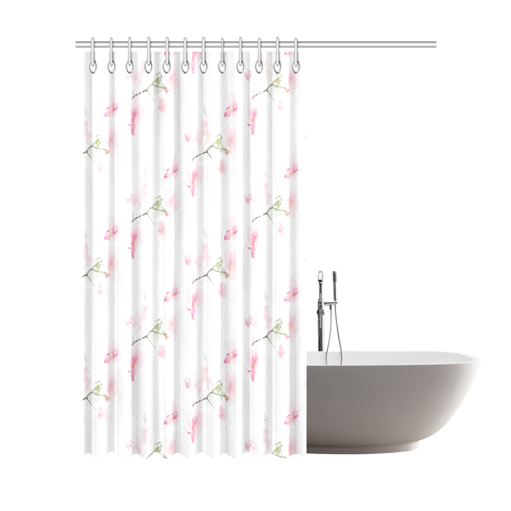 Pattern Orchidées Shower Curtain 72"x84"