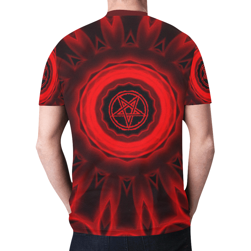 Son of Satan Occult Underground Graphic Tee New All Over Print T-shirt for Men (Model T45)