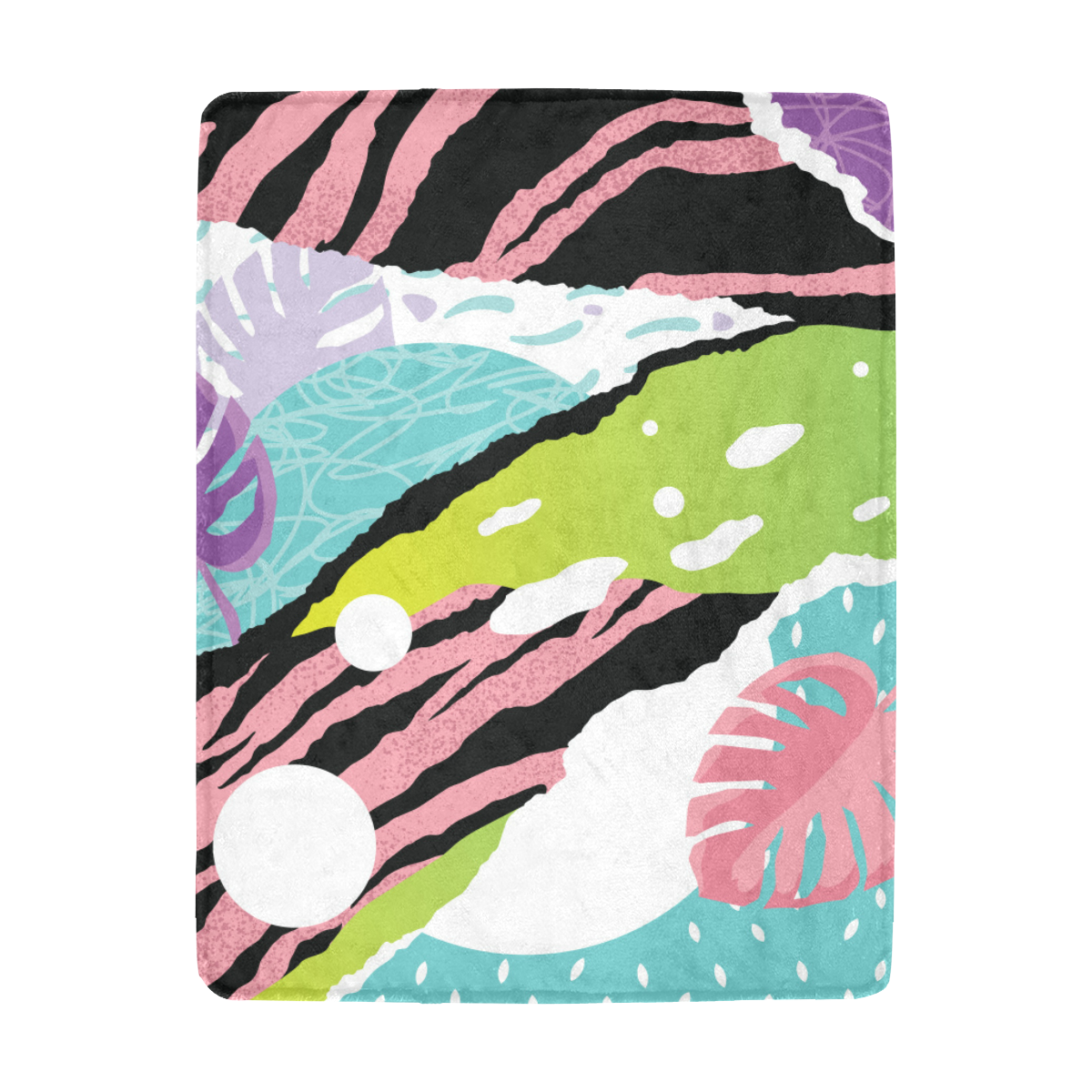 Pop Art Pink Ultra-Soft Micro Fleece Blanket 43''x56''