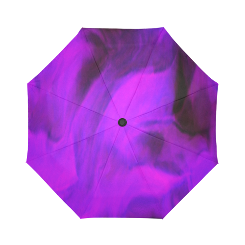 Purple Swirl Auto-Foldable Umbrella (Model U04)
