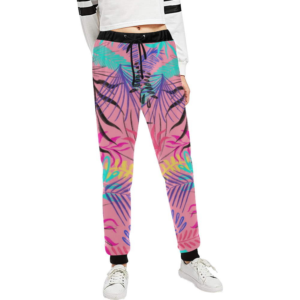 illustration Unisex All Over Print Sweatpants (Model L11)