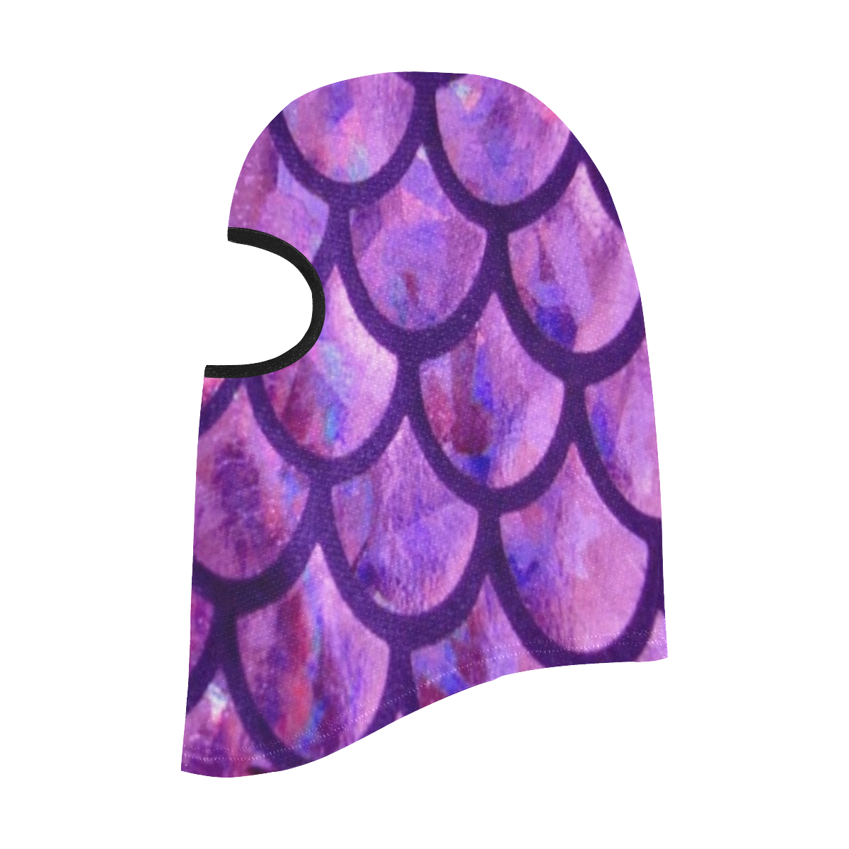 Motorcycle Face Mask mermaid purple All Over Print Balaclava