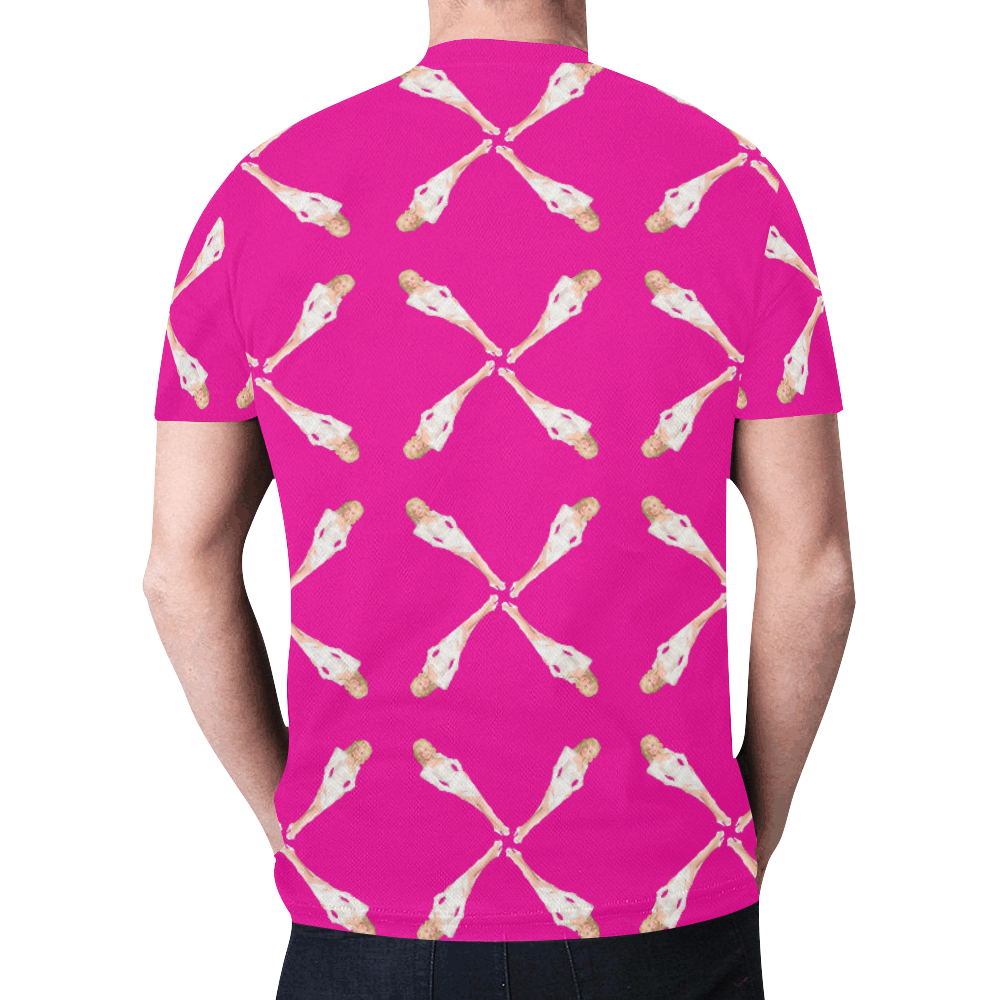dolly pattern New All Over Print T-shirt for Men (Model T45)