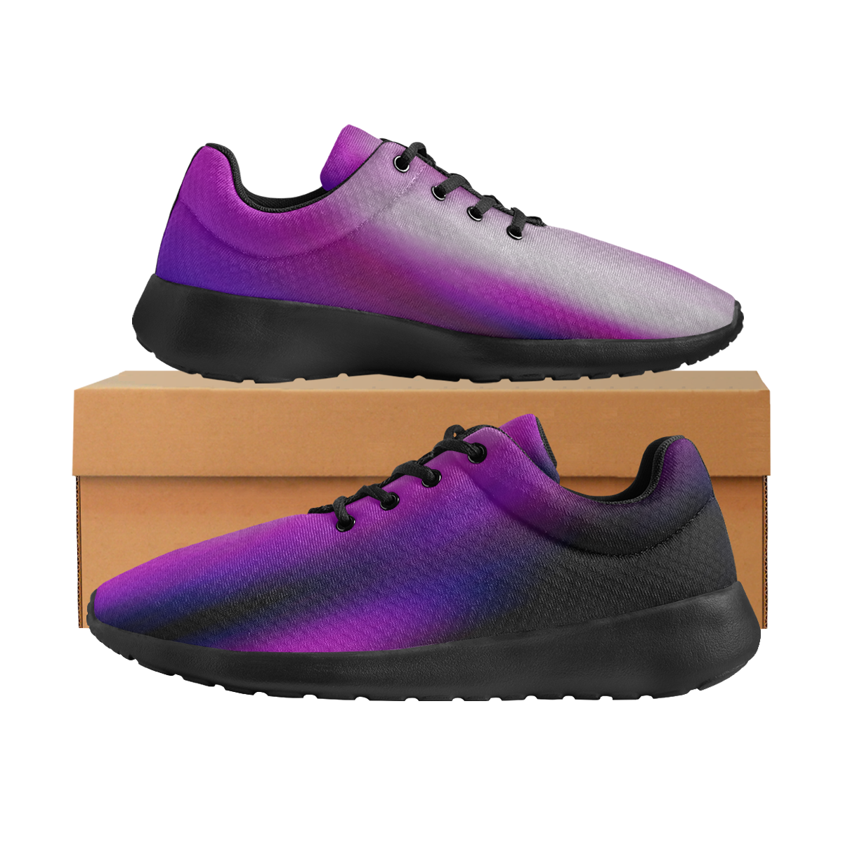 Purple Light Women's Athletic Shoes (Model 0200)