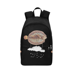 The Cloud Fish Surreal Fabric Backpack for Adult (Model 1659)
