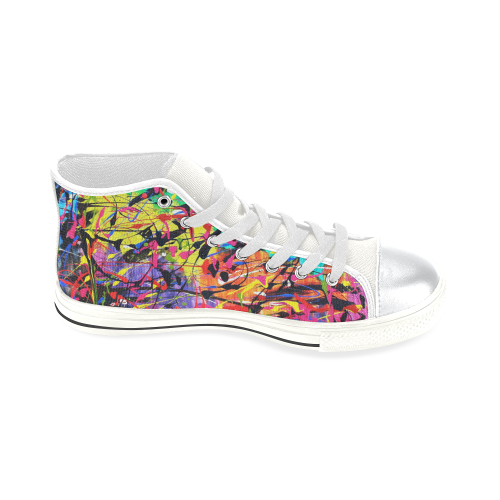 Chaos High Top Canvas Shoes for Kid (Model 017)