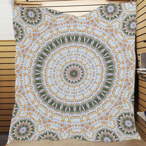 Peace Mandala Quilt 70"x80"