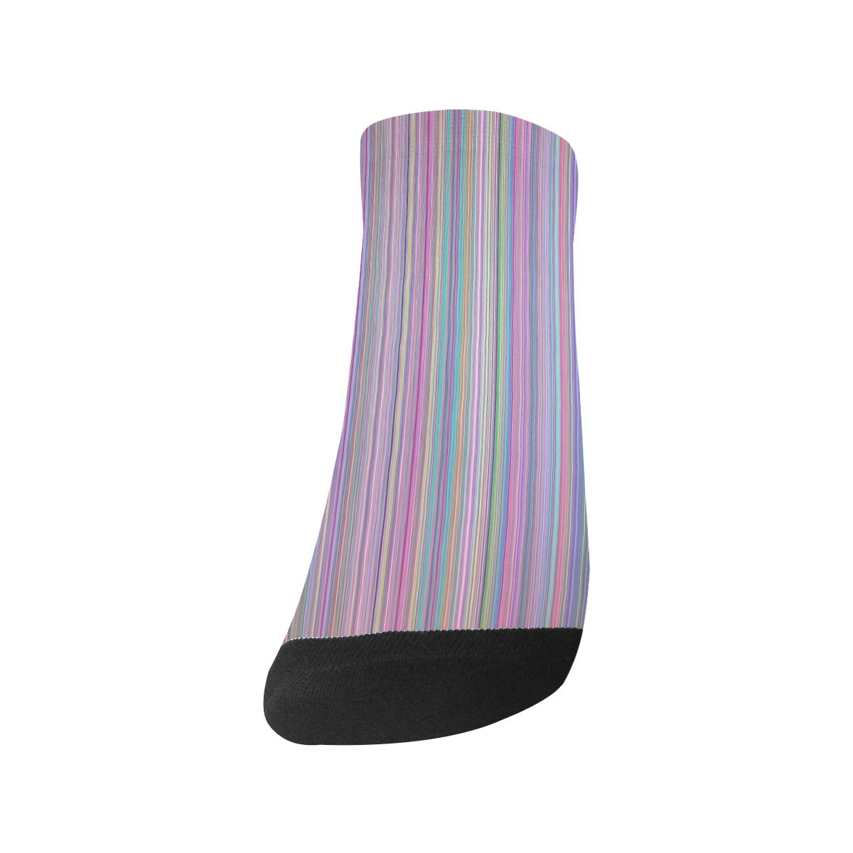 Broken TV screen rainbow Men's Ankle Socks