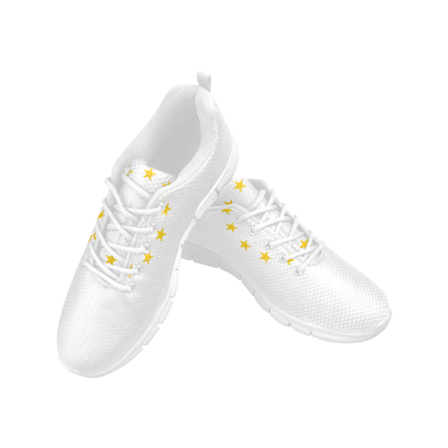 Gold Stars Women's Breathable Running Shoes (Model 055)