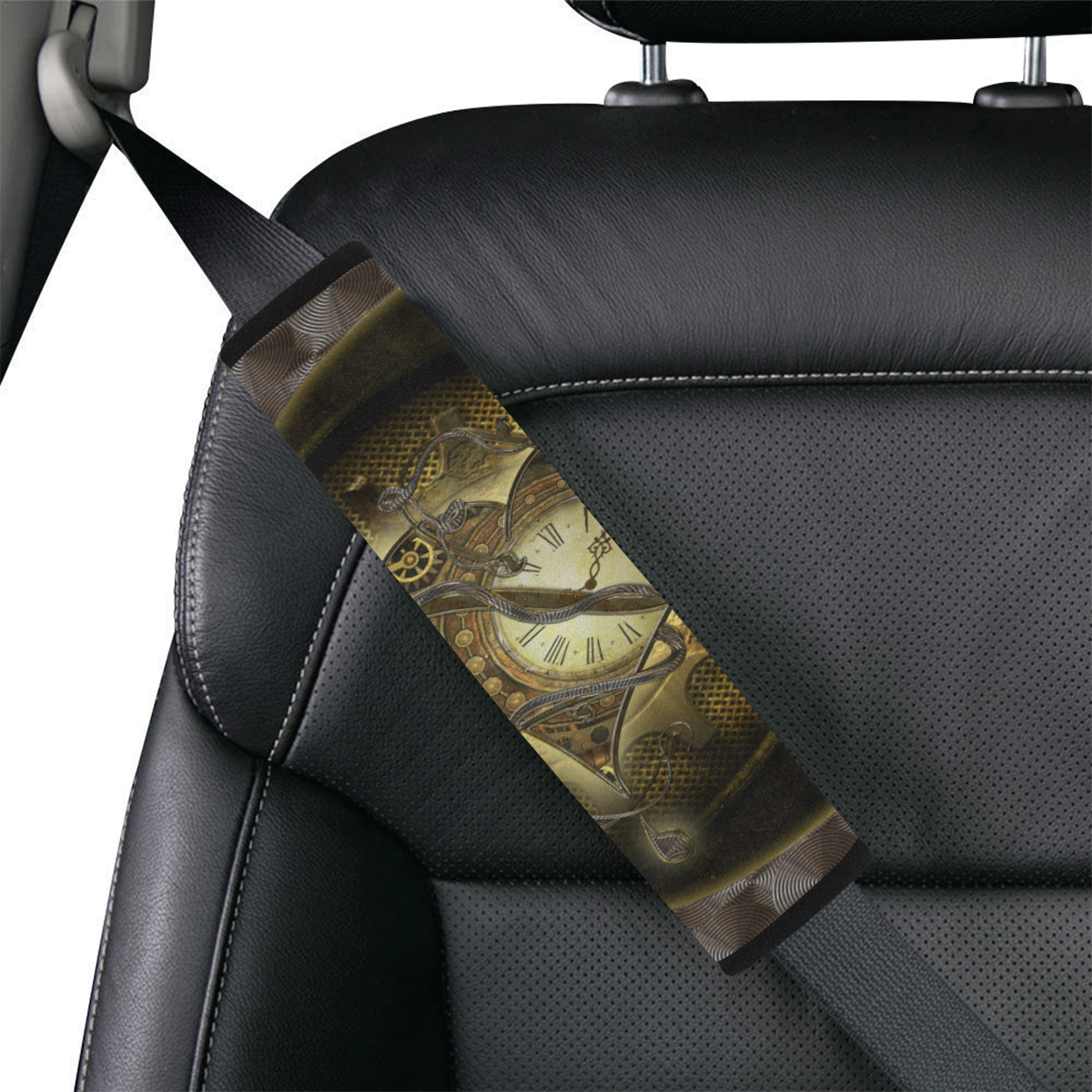 Awesome steampunk heart Car Seat Belt Cover 7''x12.6''