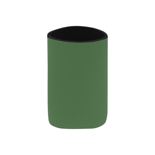color artichoke green Neoprene Can Cooler 4" x 2.7" dia.