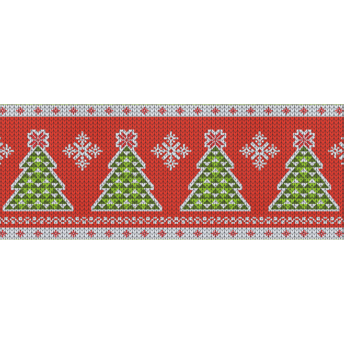 Christmas Knit Gift Wrapping Paper 58"x 23" (1 Roll)