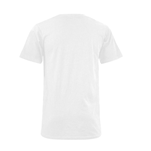 North America stamp Men's V-Neck T-shirt (USA Size) (Model T10)