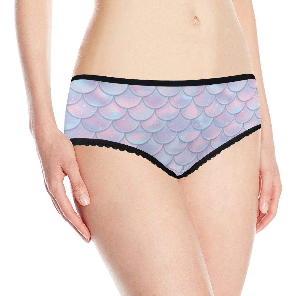 Mermaid Scales Women's All Over Print Classic Briefs (Model L13)