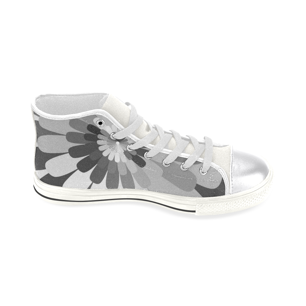 zappwaits v2 Women's Classic High Top Canvas Shoes (Model 017)