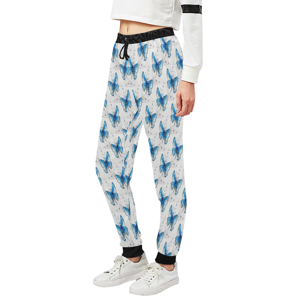 Butterfly Unisex All Over Print Sweatpants (Model L11)