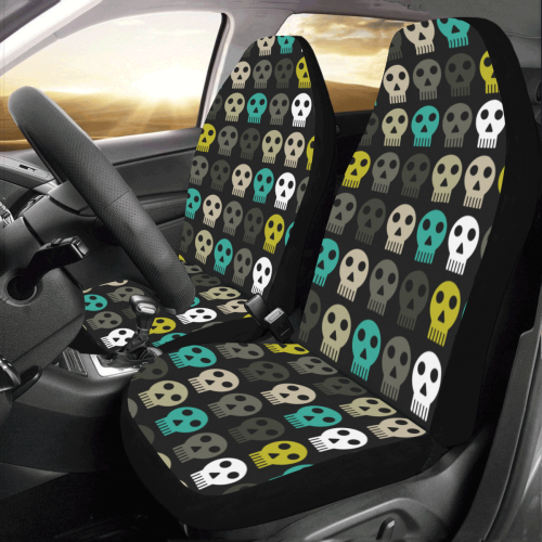 funky dead skulls Car Seat Covers (Set of 2)