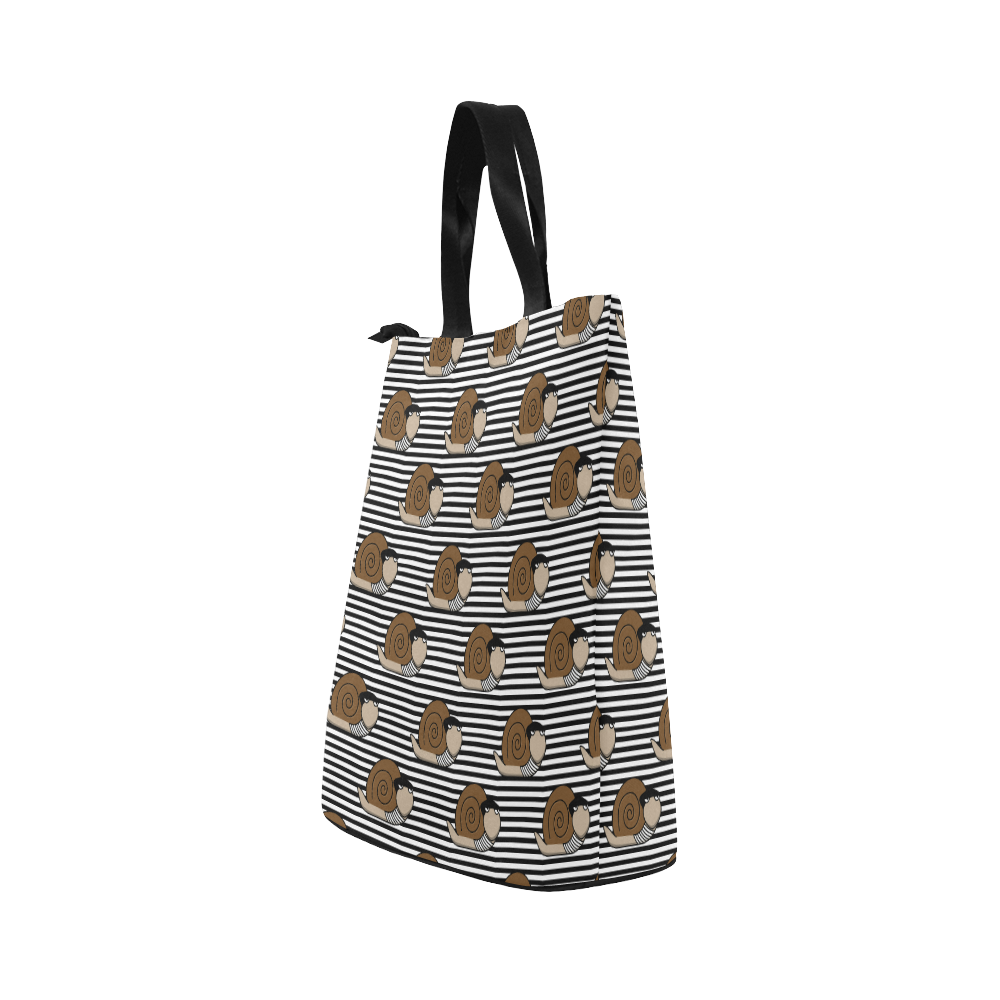 Escargot ~ French Snail Nylon Lunch Tote Bag (Model 1670)