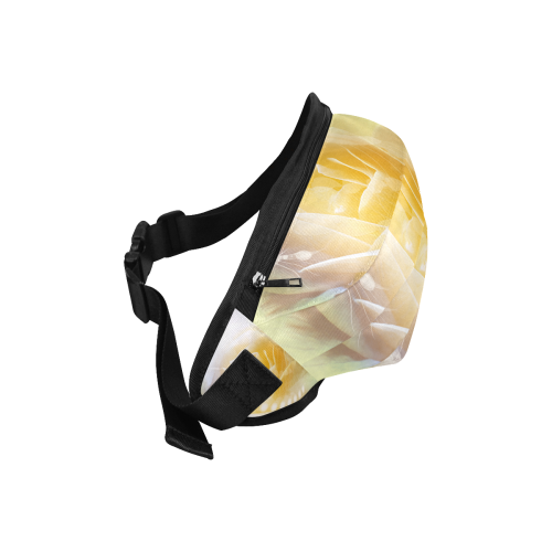 Soft yellow roses Fanny Pack/Large (Model 1676)