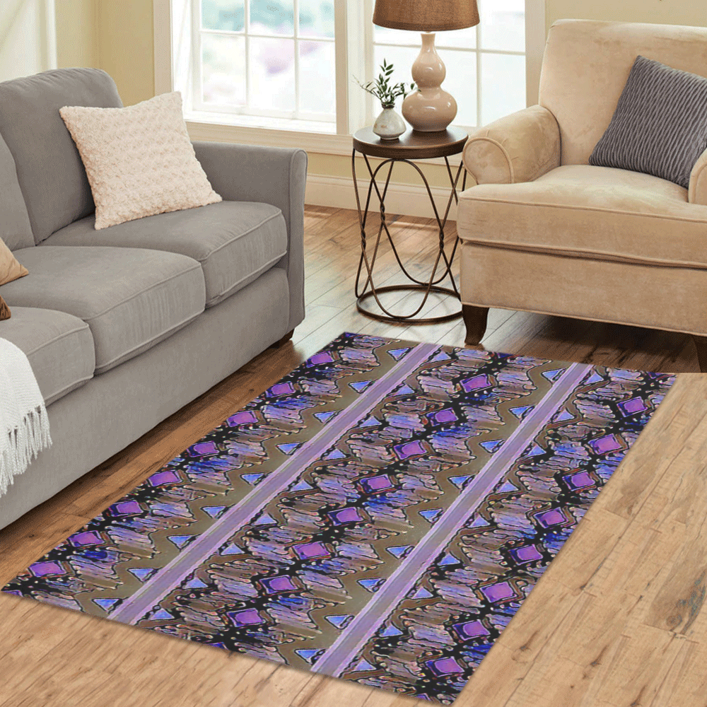 Melting Candles Area Rug 5'3''x4'