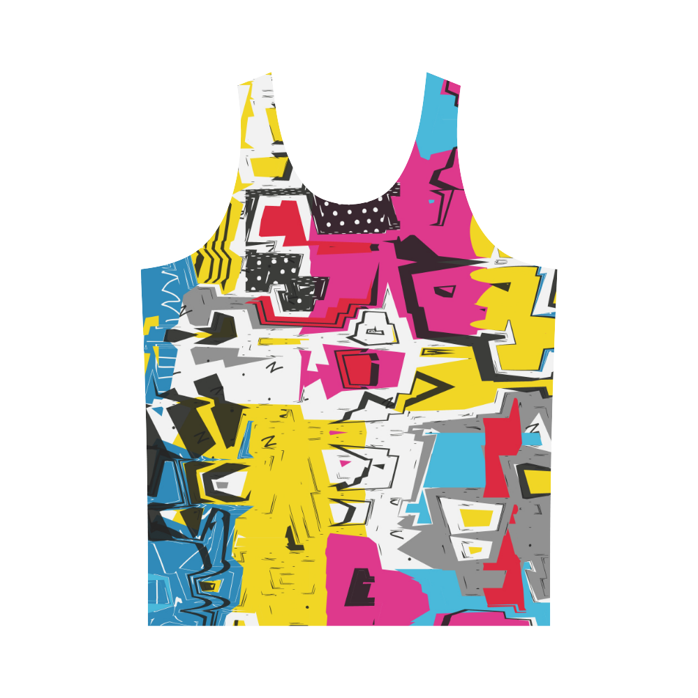 Distorted shapes All Over Print Tank Top for Men (Model T43)