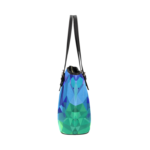 Mystic Crystals Leather Tote Bag/Large (Model 1651)