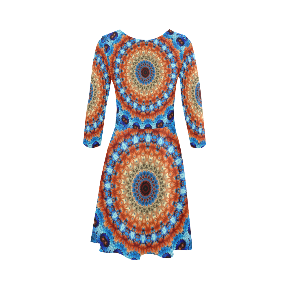 Kaleidoscope 3/4 Sleeve Sundress (D23)