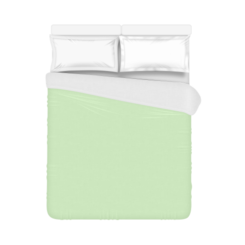 color tea green Duvet Cover 86"x70" ( All-over-print)