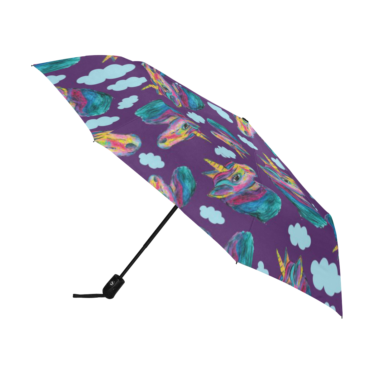 umbrella unicorn clouds Anti-UV Auto-Foldable Umbrella (U09)