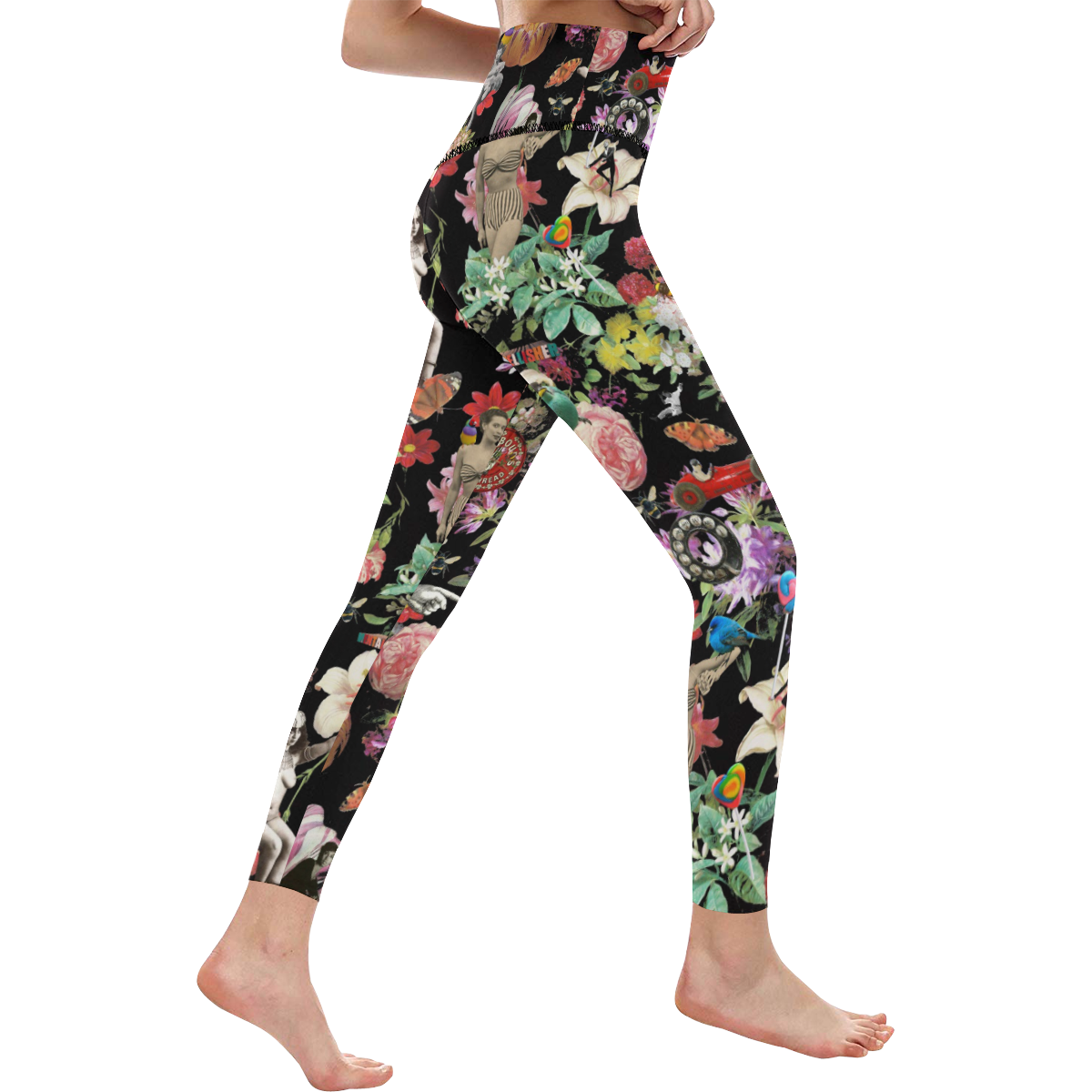 Garden Party Women's All Over Print High-Waisted Leggings (Model L36)