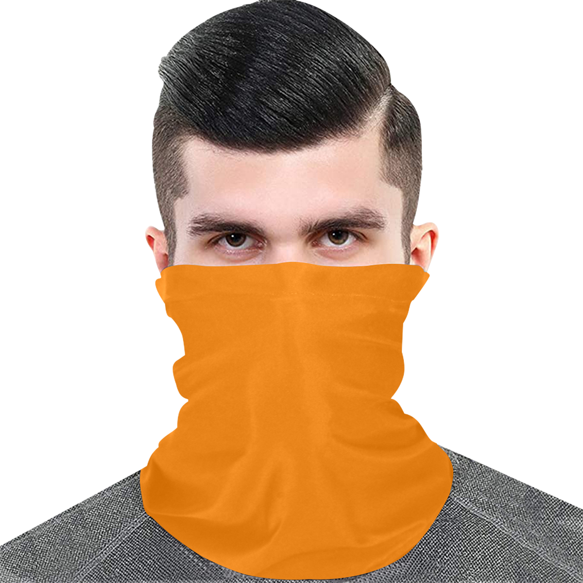 color UT orange Multifunctional Dust-Proof Headwear (Pack of 5)
