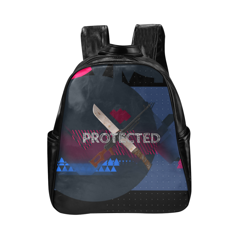 Tactical - I'm Protected backpack Multi-Pockets Backpack (Model 1636)