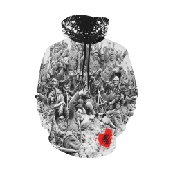 Arditi: immortal heroes All Over Print Hoodie for Men/Large Size (USA Size) (Model H13)
