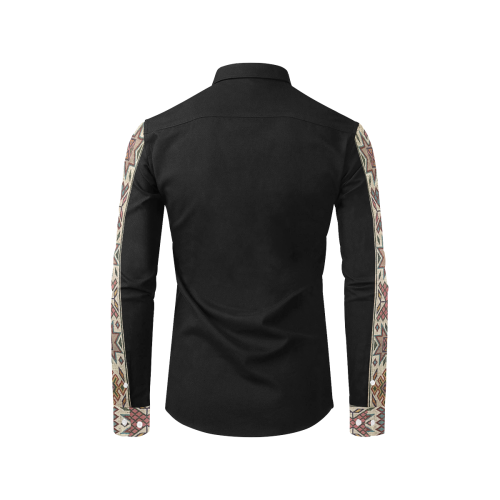 straps Men's All Over Print Casual Dress Shirt (Model T61)