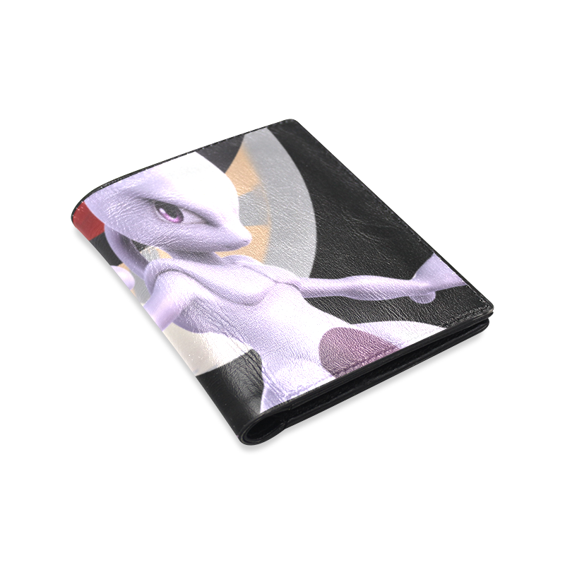 Mewtwo Money Men's Leather Wallet (Model 1612)