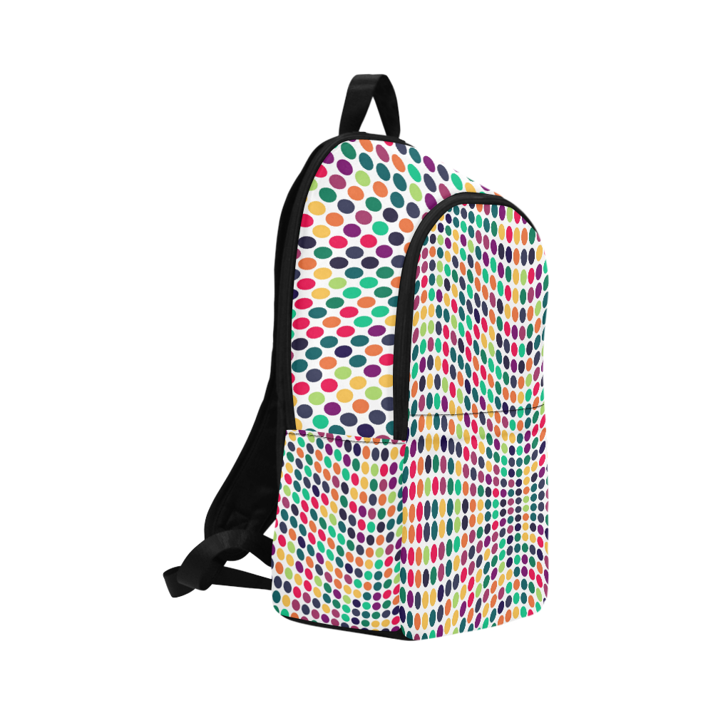 dots Fabric Backpack for Adult (Model 1659)