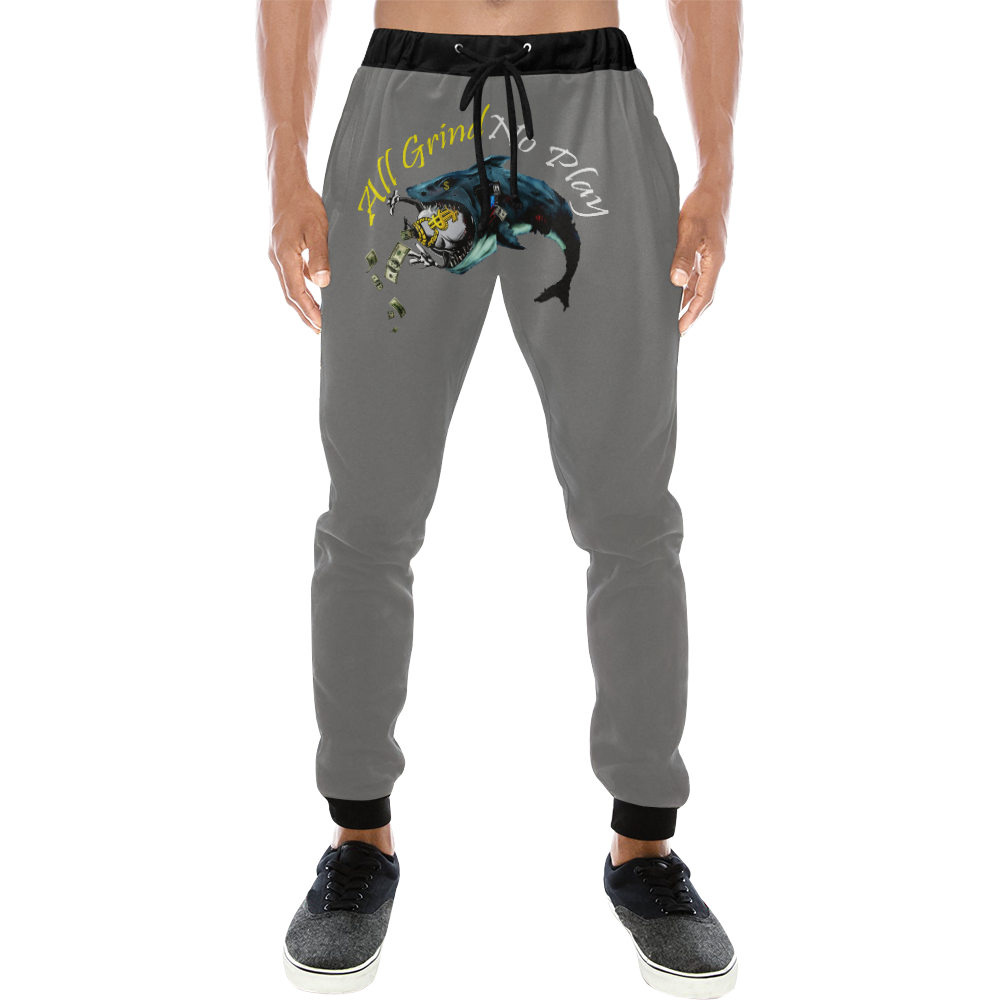 SHARK AGNP JOGGERS Men's All Over Print Sweatpants (Model L11)