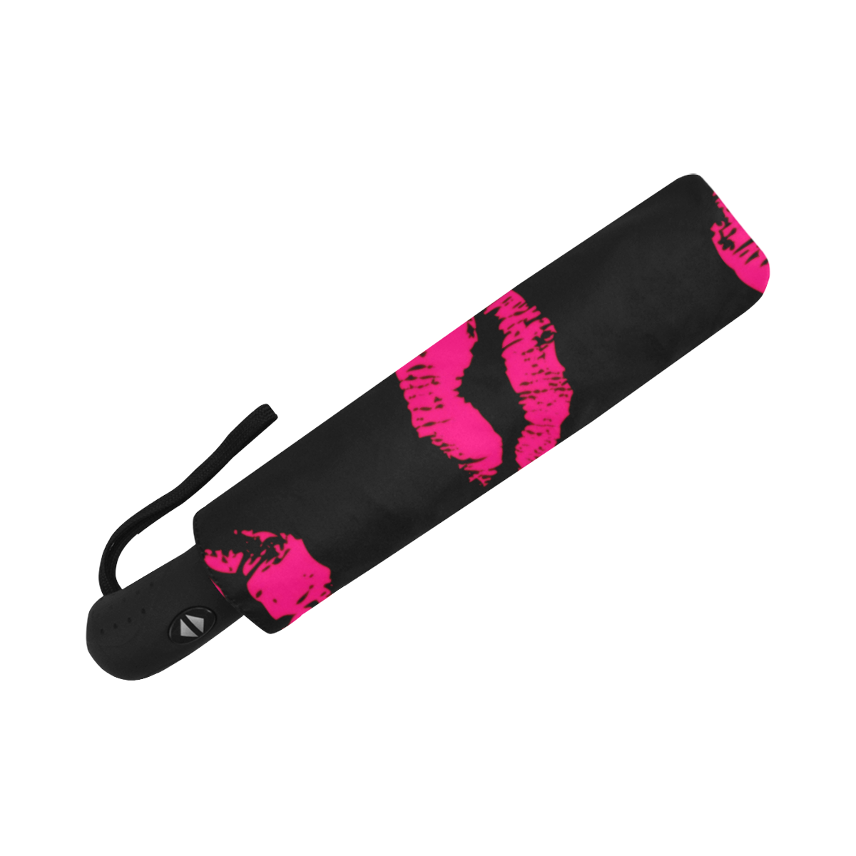 Hot Pink Lips Anti-UV Auto-Foldable Umbrella (Underside Printing) (U06)