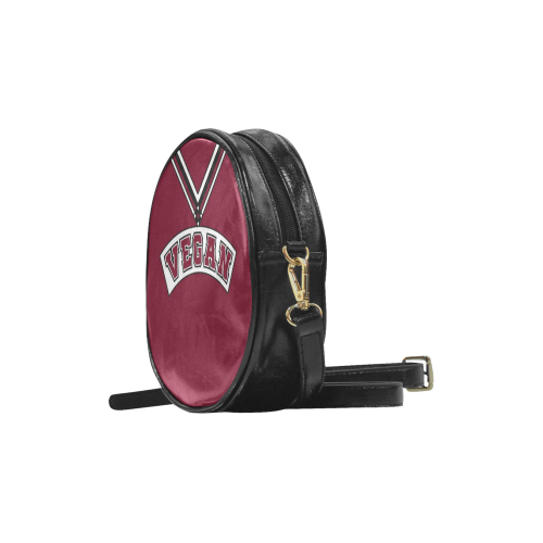 Vegan Cheerleader Round Sling Bag (Model 1647)