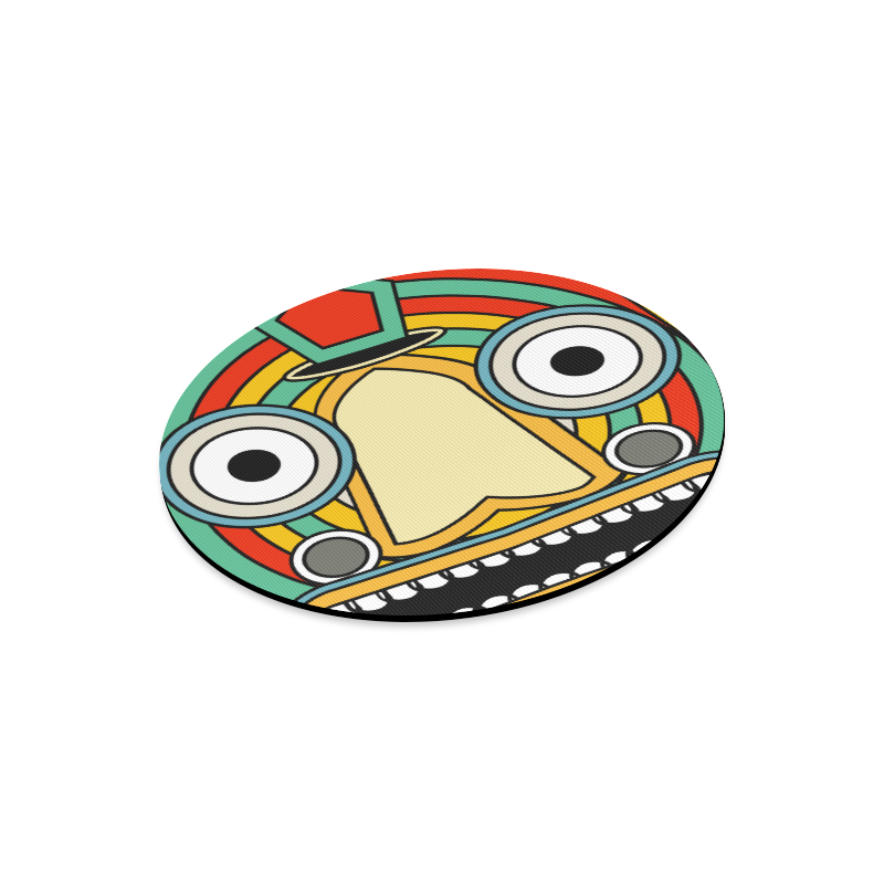 indian tribal Round Mousepad